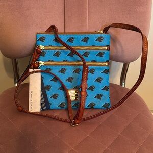 Dooney and Bourke Carolina Panthers cross body purse